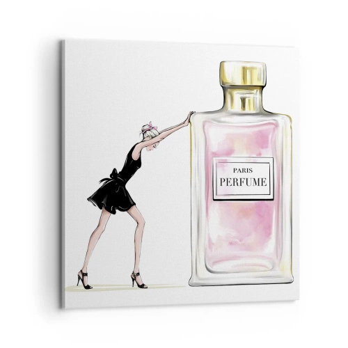 Bild auf Leinwand - Leinwandbild - Essenz der Weiblichkeit - 60x60 cm