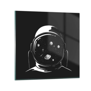 Glasbild - Bild auf glas - Schöne Aussicht - 70x70 cm