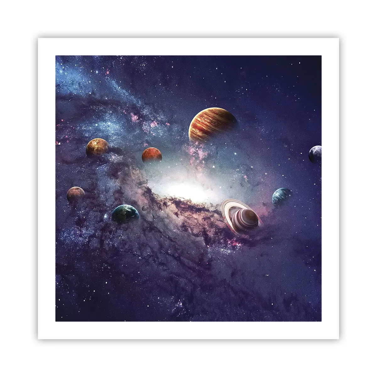 Poster - Solar-Tanz-System - 60x60 cm