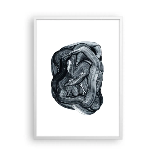 Poster in einem weißen Rahmen - Es ist nicht so einfach - 50x70 cm