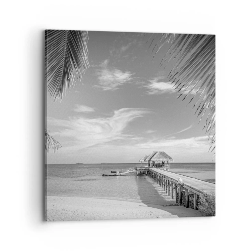 Bild auf Leinwand - Leinwandbild - Erinnerung oder Traum? - 70x70 cm