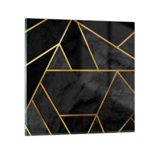 Glasbild - Bild auf glas - Dunkelheit und Glanz - 50x50 cm