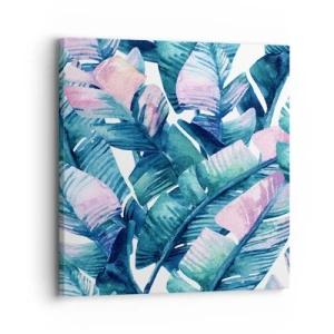 Bild auf Leinwand - Leinwandbild - In einem Bananenhain - 30x30 cm