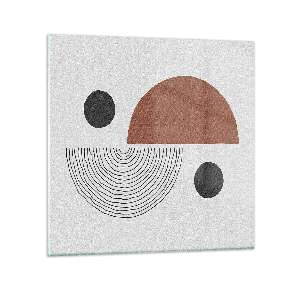 Glasbild - Bild auf glas - Perfektion des Rades - 40x40 cm