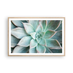 Poster in einem Rahmen aus heller Eiche - Das Herz der Wüste - 91x61 cm