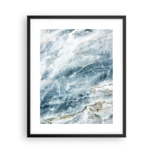 Poster in einem schwarzem Rahmen - Eiswelt - 40x50 cm