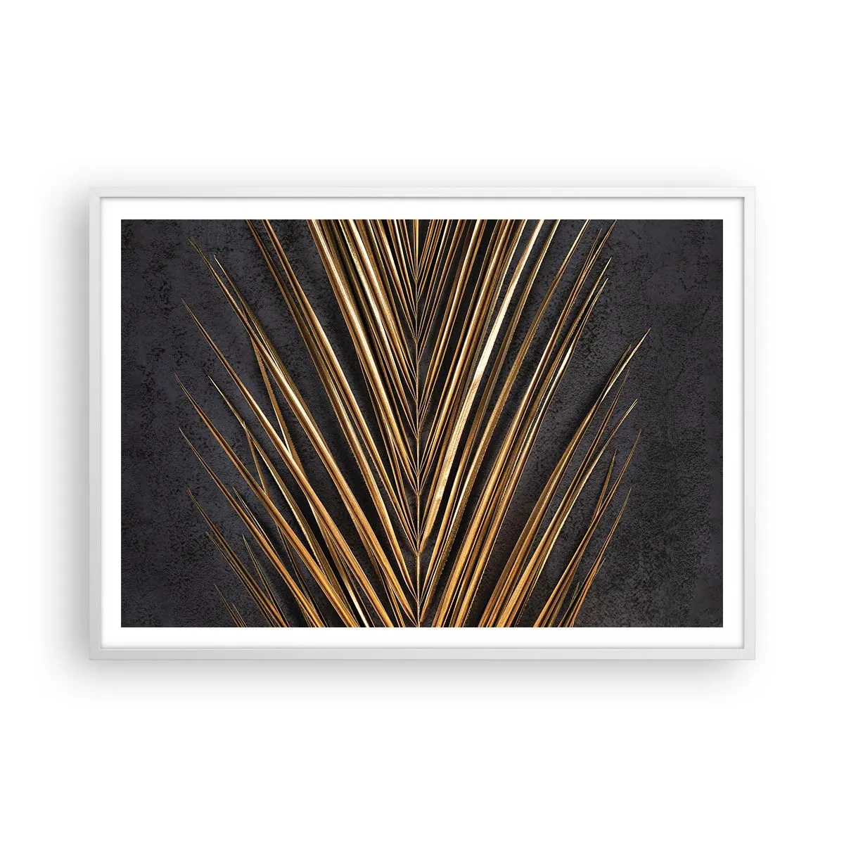 Poster in einem weißen Rahmen - Das Gold der Tropen - 100x70 cm