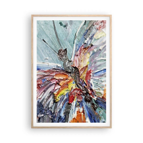 Poster in einem Rahmen aus heller Eiche - Von der Natur gemalt - 70x100 cm