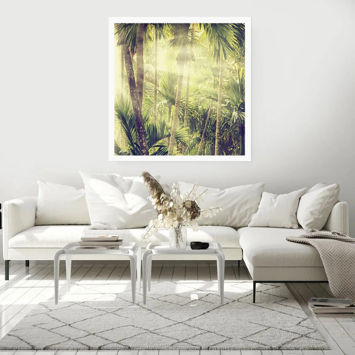 Poster - In grüner Hitze - 40x40 cm