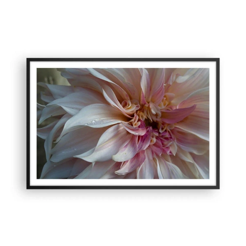 Poster in einem schwarzem Rahmen - Blühende Frische - 91x61 cm