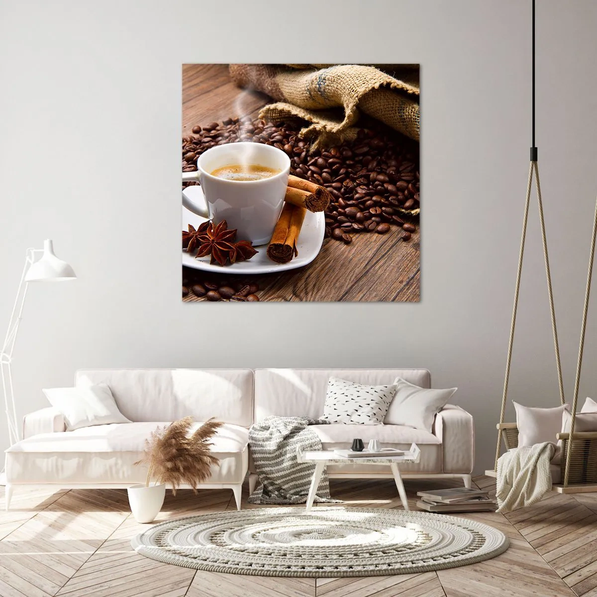 Bild auf Leinwand - Leinwandbild - Würziger Geschmack und Aroma - 70x70 cm