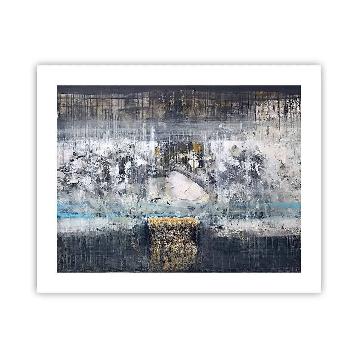 Poster - Wie auf Eis, wie nach Dezember - 50x40 cm