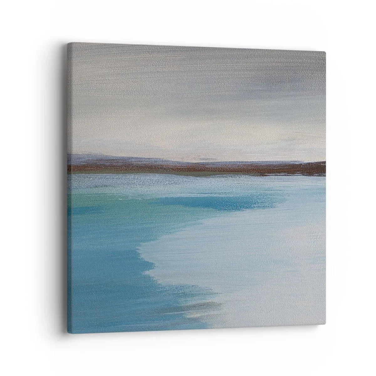Bild auf Leinwand - Leinwandbild - Horizontale Landschaft - 40x40 cm