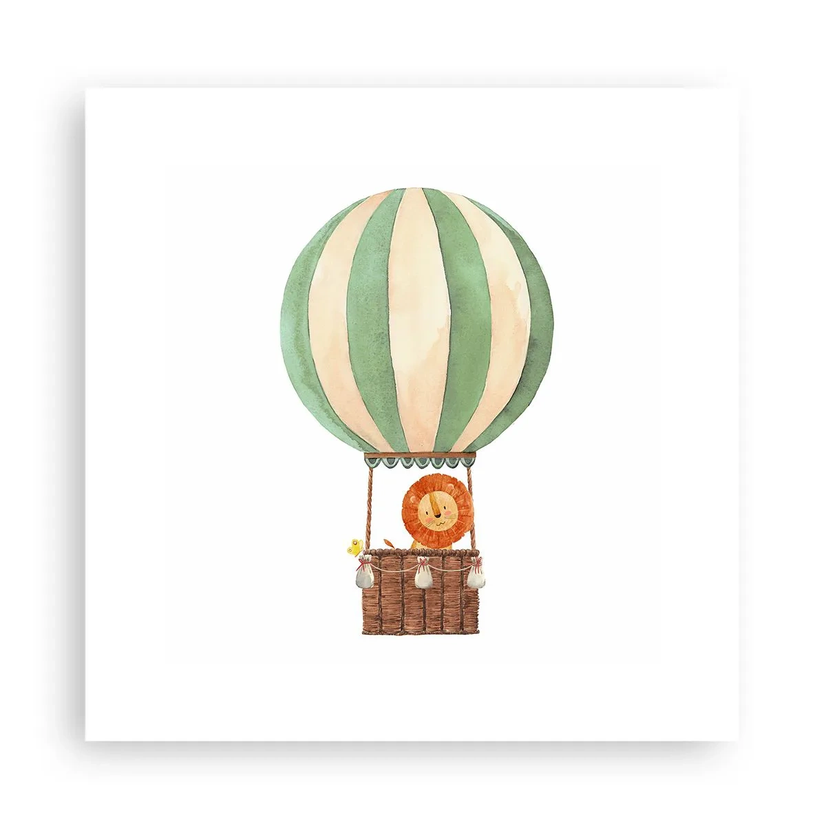 Poster - Leons Reisen - 30x30 cm