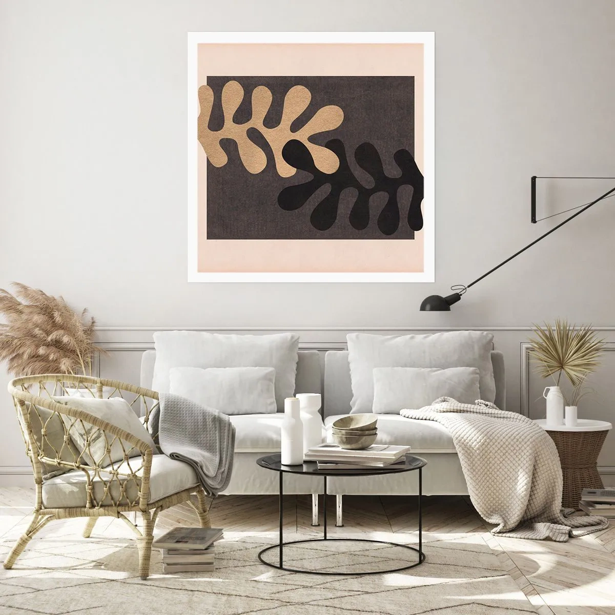 Poster - Abwesenheit und Ergänzung - 30x30 cm