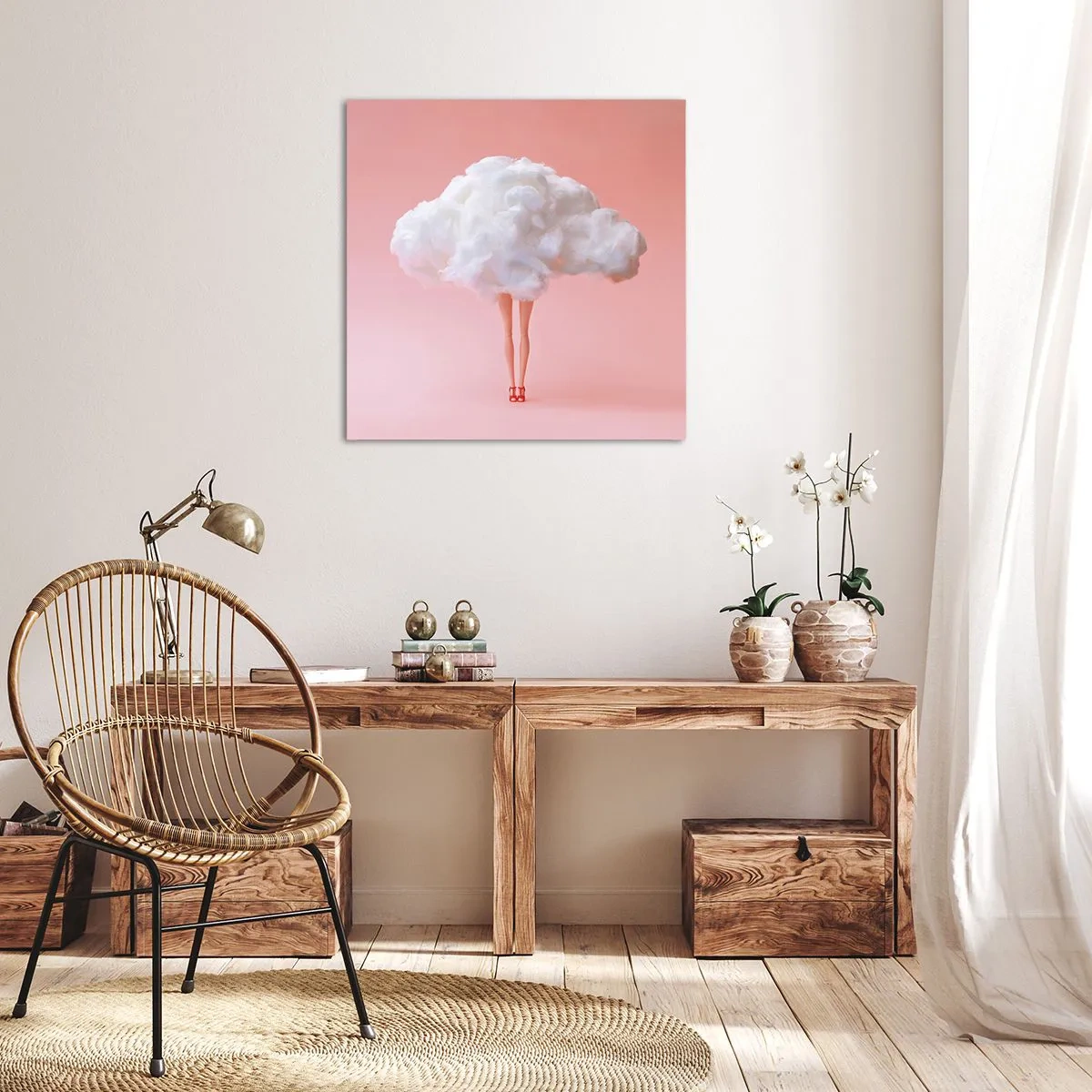 Bild auf Leinwand - Leinwandbild - Süßes Versprechen - 70x70 cm