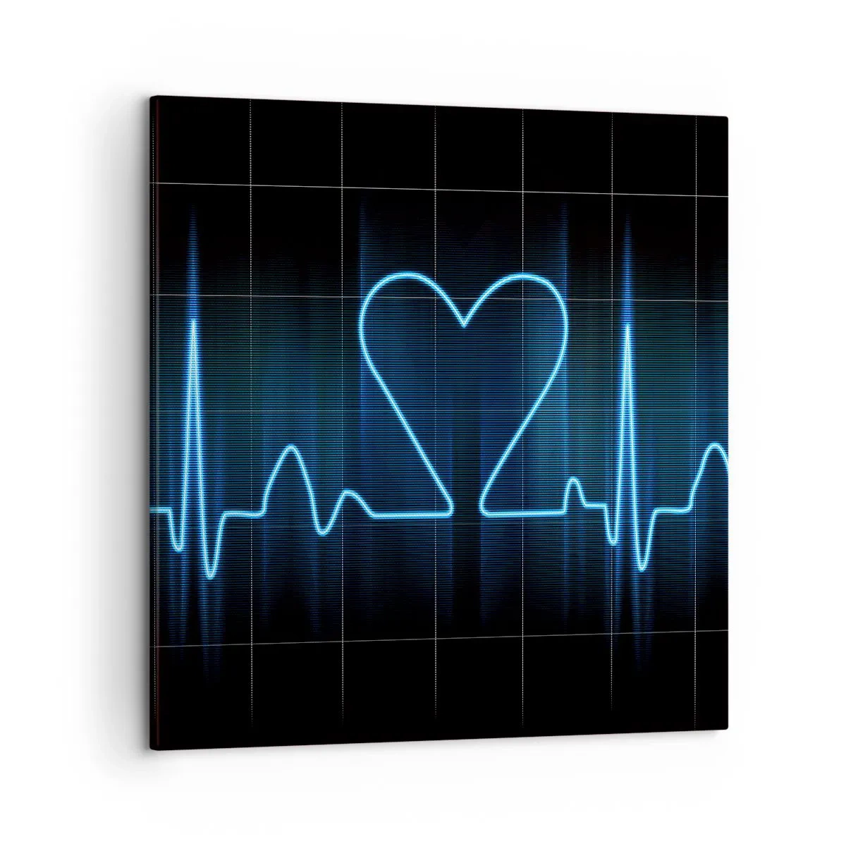 Bild auf Leinwand - Leinwandbild - Im Rhythmus des Herzens - 50x50 cm