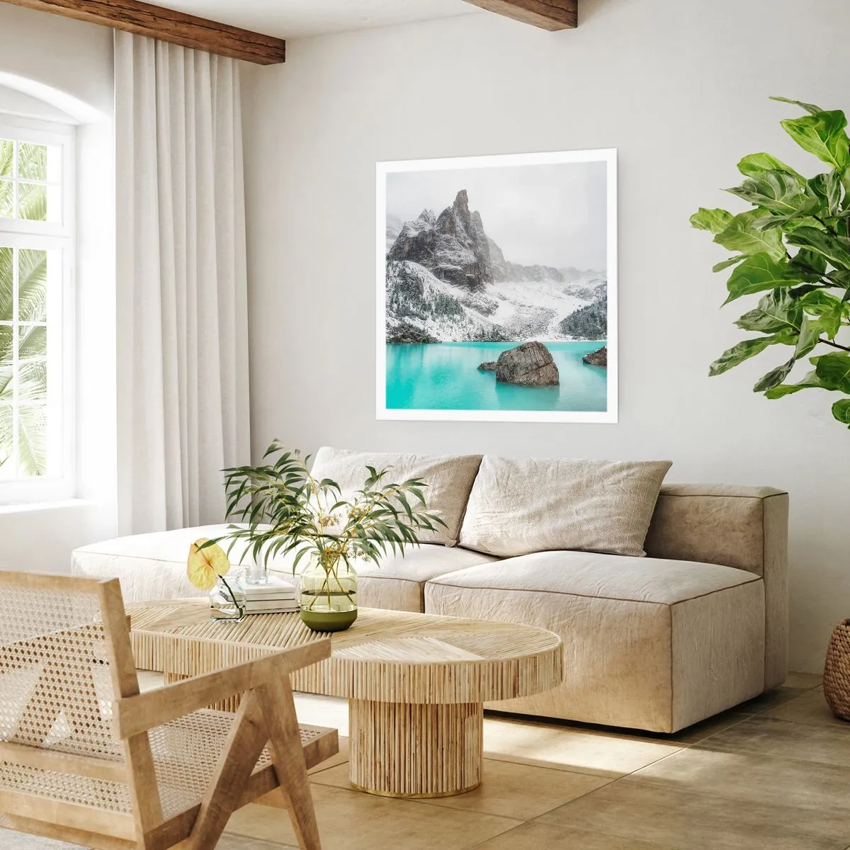 Poster - Auf der Hut - 30x30 cm