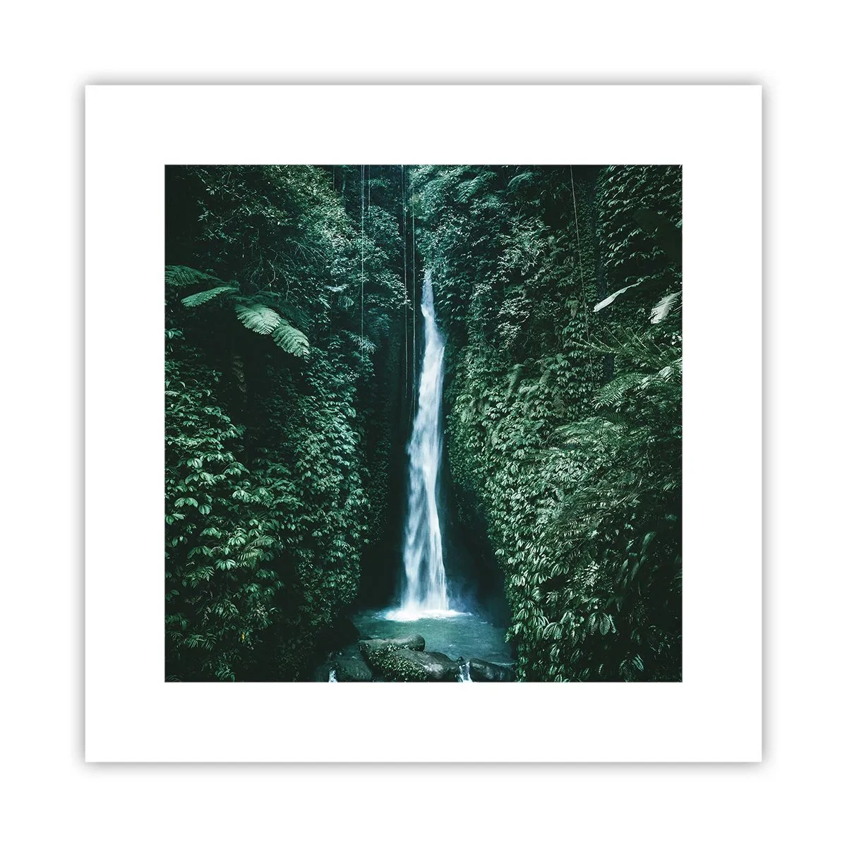 Poster - Tropisches Spa - 30x30 cm