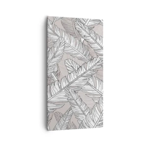 Bild auf Leinwand - Leinwandbild - Ein Federwirbel - 55x100 cm