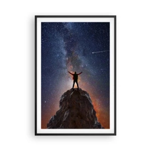 Poster in einem schwarzem Rahmen - Die Macht ist mit mir! - 61x91 cm