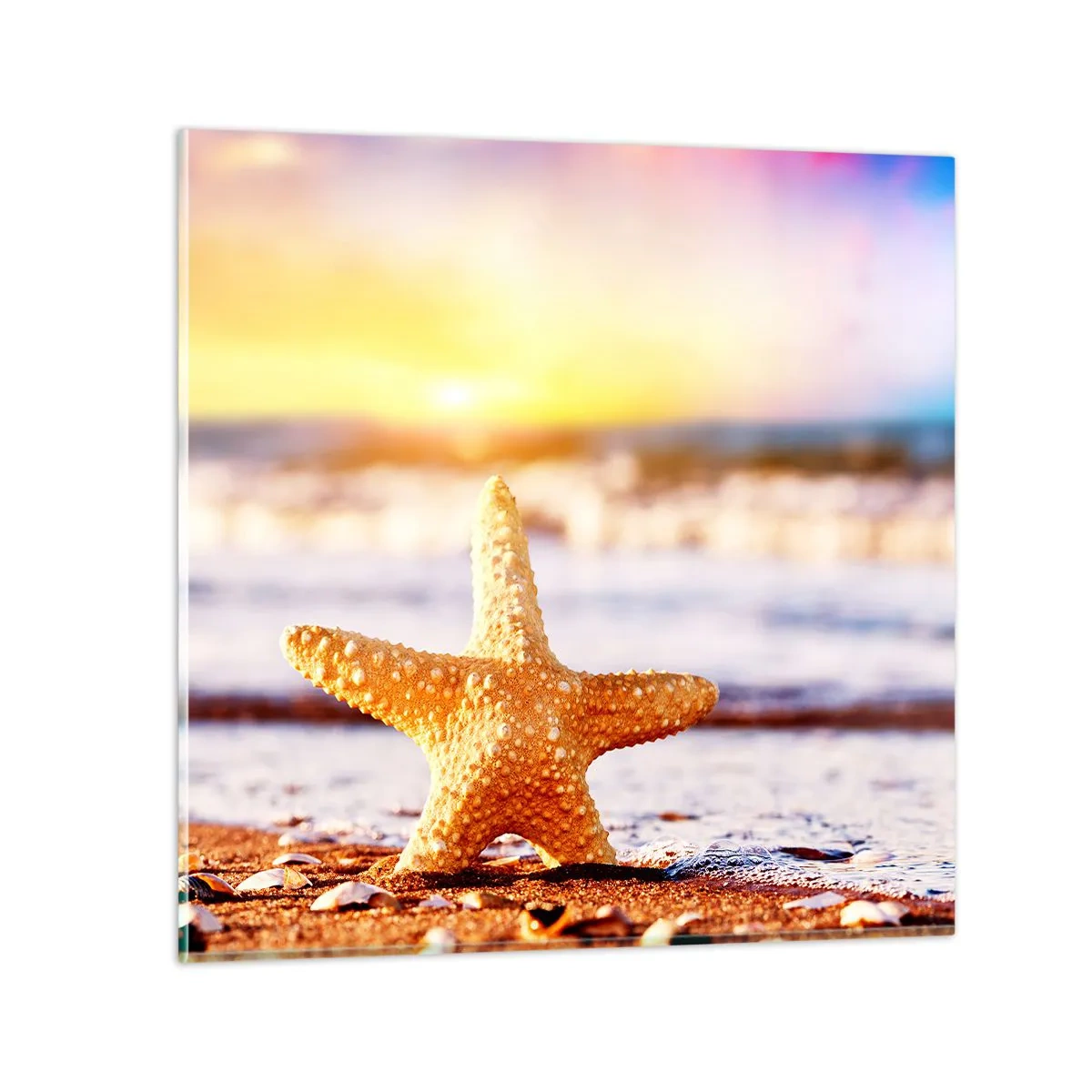 Glasbild - Bild auf glas - Meer Geschenk - 40x40 cm