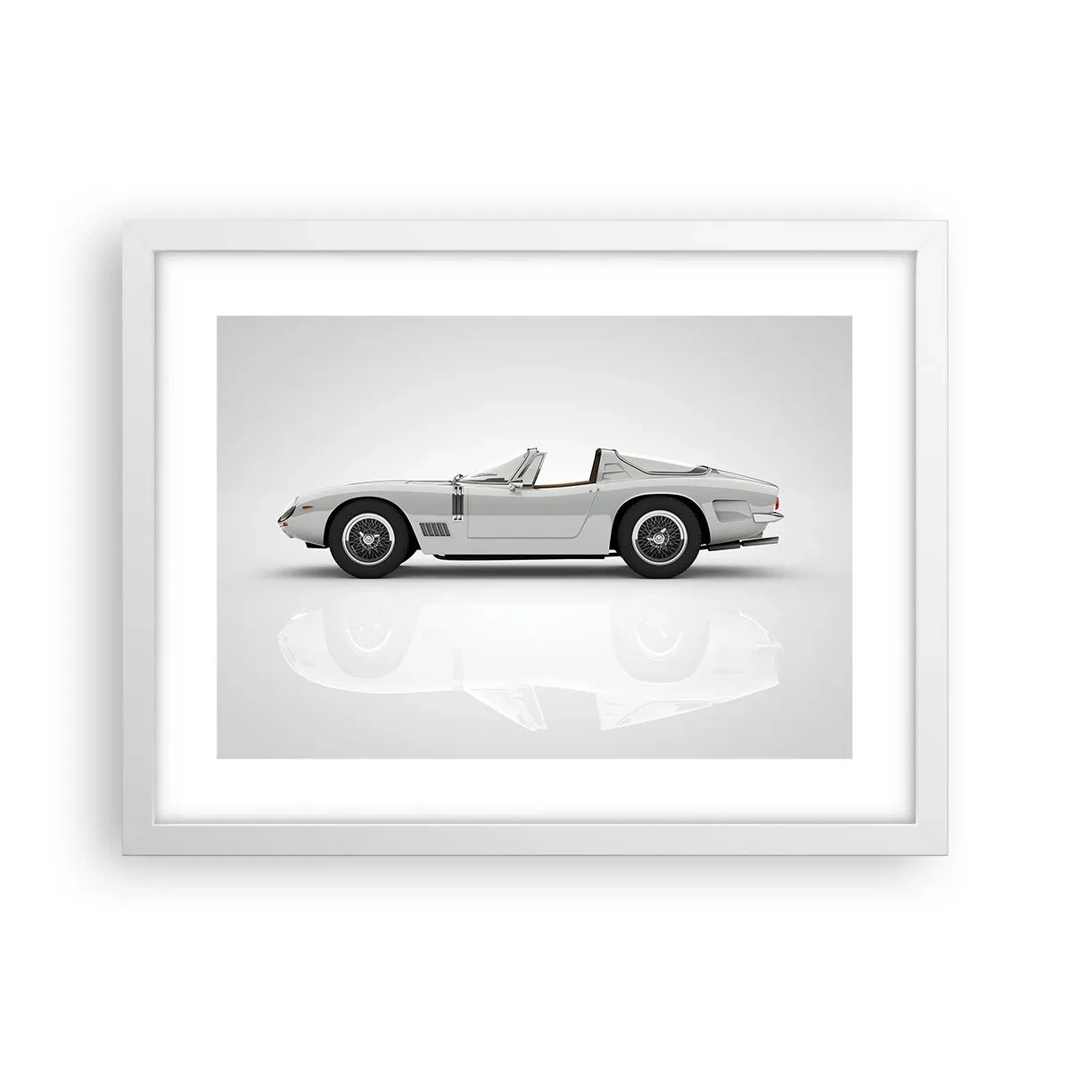 Poster in einem weißen Rahmen - Spaß versprochen - 40x30 cm