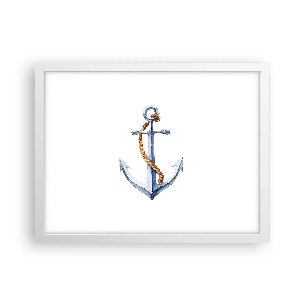 Poster in einem weißen Rahmen - Ahoi Abenteuer! - 40x30 cm