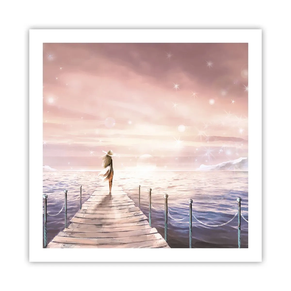Poster - Im Licht eines Traums - 60x60 cm