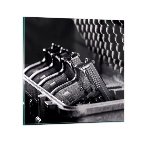 Glasbild - Bild auf glas - Männersport - 60x60 cm