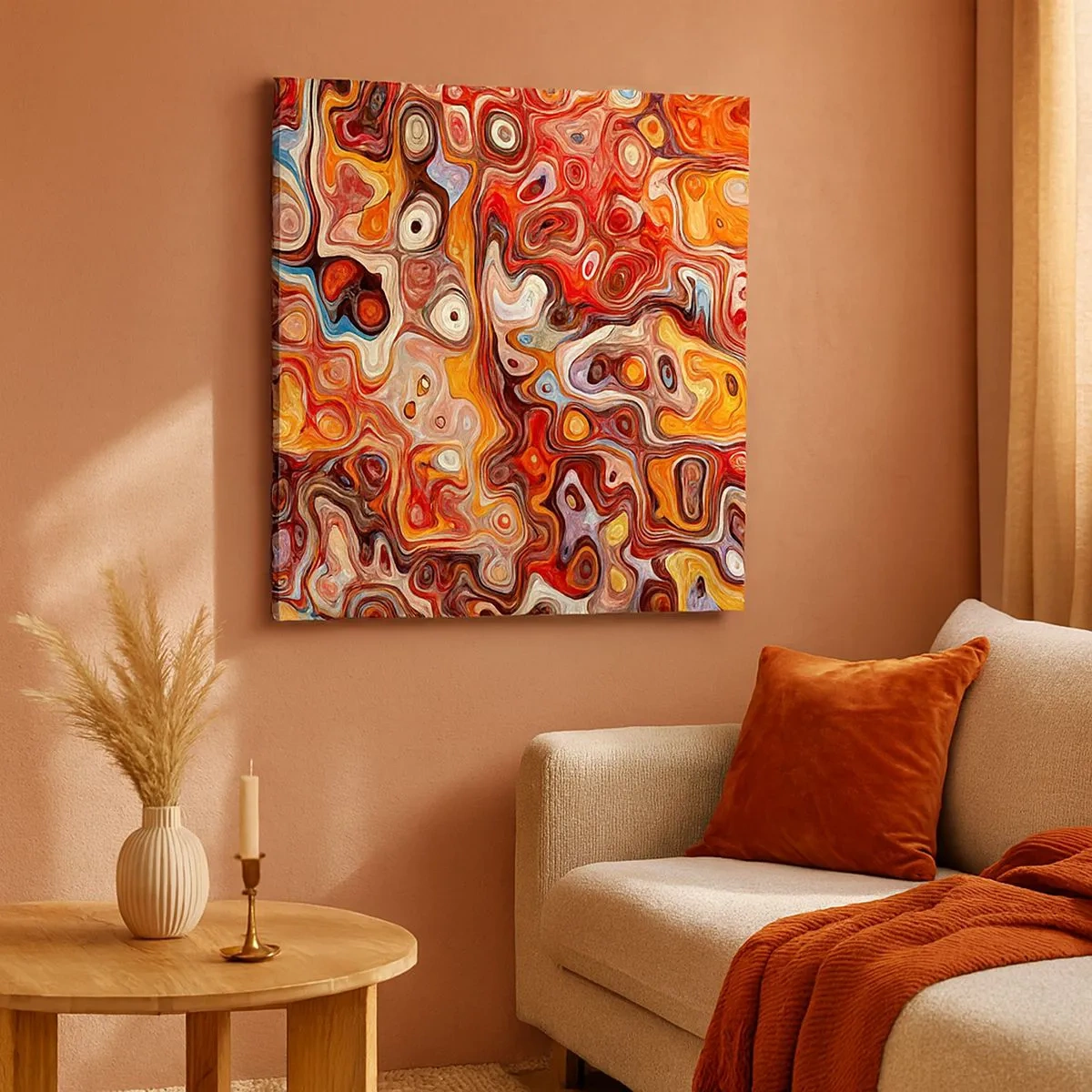 Bild auf Leinwand - Leinwandbild - Wenn die Nüsse in Honig geschmolzen sind - 30x30 cm