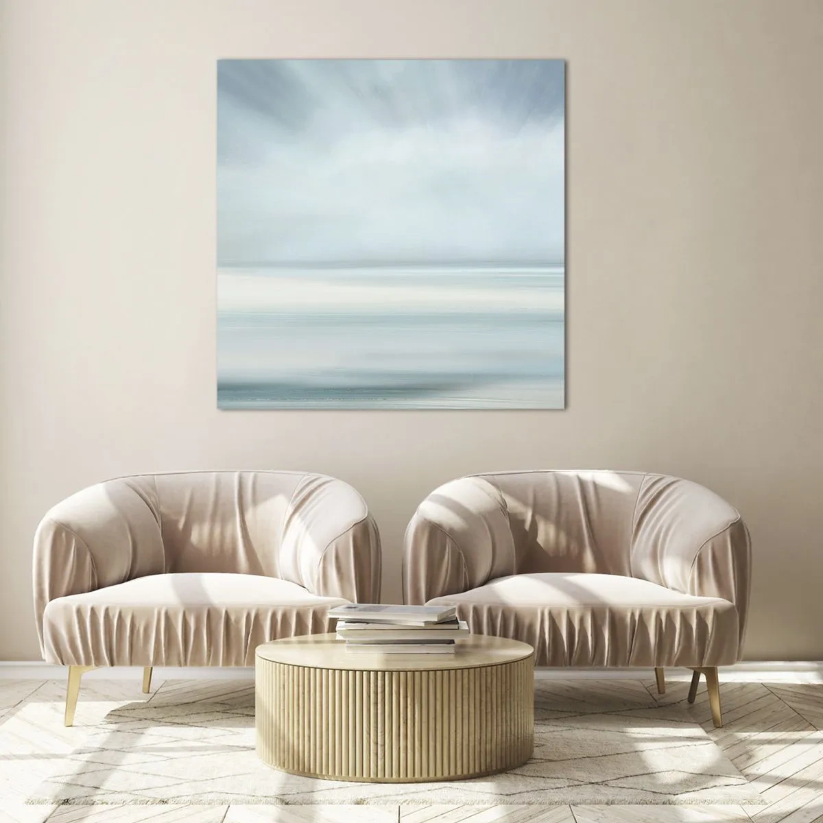 Glasbild - Bild auf glas - Frieden bis zum Horizont - 30x30 cm