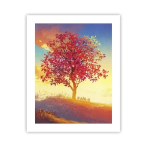 Poster - Pilger am Ziel - 40x50 cm