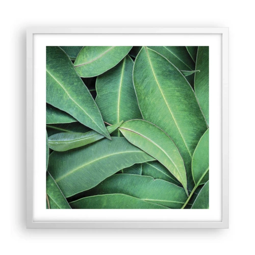 Poster in einem weißen Rahmen - Saftig und frisch - 50x50 cm
