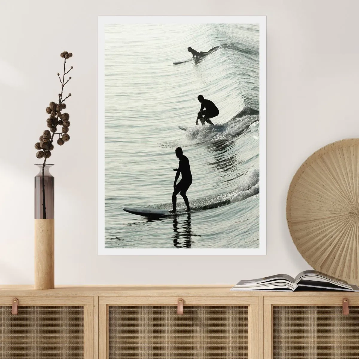 Poster - Gegen die Welle - 70x100 cm