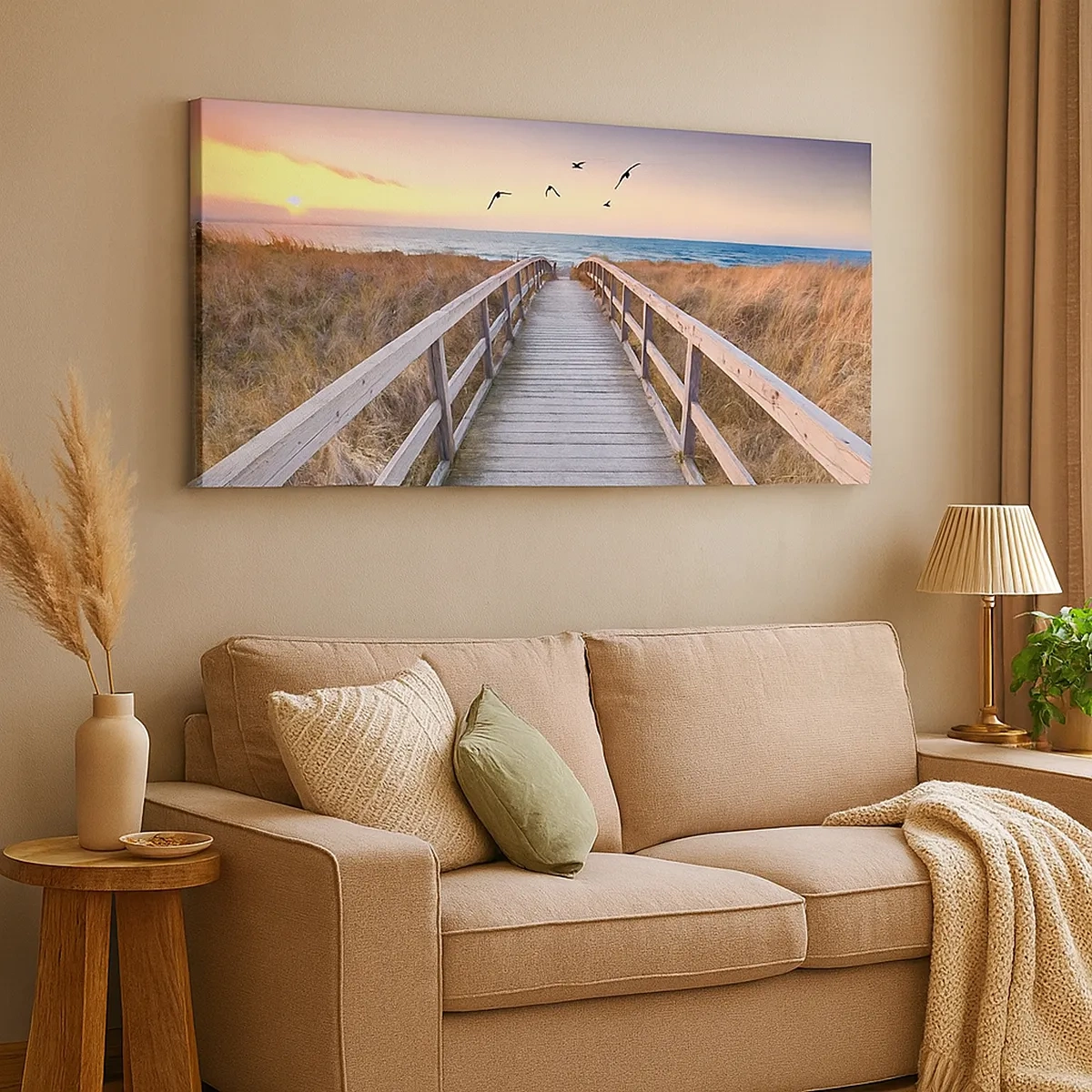 Bild auf Leinwand - Leinwandbild - Der Raum für Auffliegen - 30x30 cm