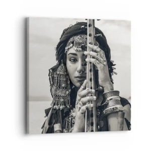 Bild auf Leinwand - Leinwandbild - Die Musik des Orients selbst - 30x30 cm