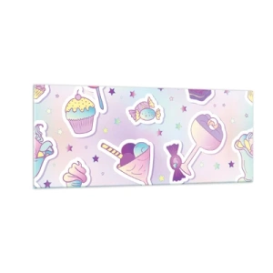 Glasbild - Bild auf glas - Dass es jeden Tag ein Geburtstag wäre - 100x40 cm