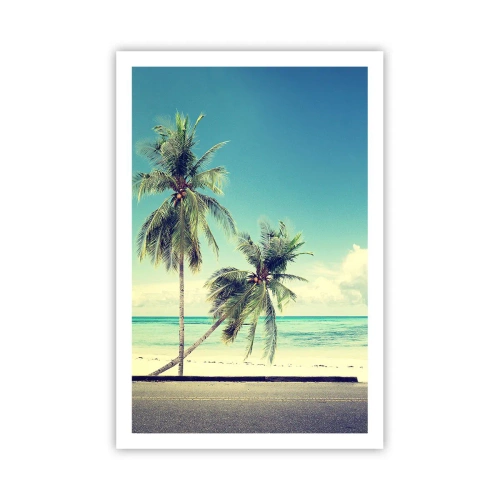 Poster - Zeit um in die Ferien zu starten - 61x91 cm