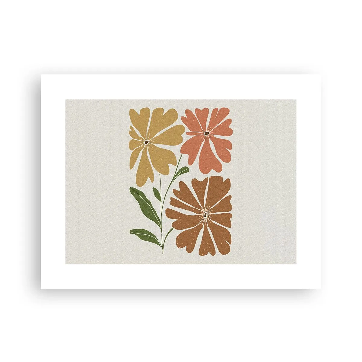 Poster - Natur und Geometrie - 40x30 cm