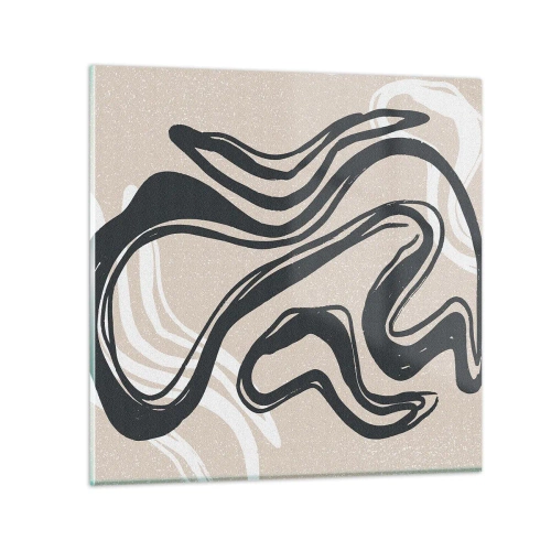 Glasbild - Bild auf glas - Vervielfachter Ausdruck - 70x70 cm