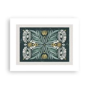 Poster - Wie ein Volksausschnitt - 40x30 cm