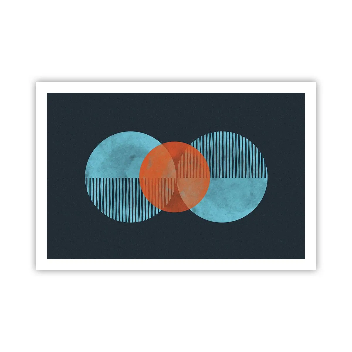 Poster - Symmetrische Komposition - 91x61 cm