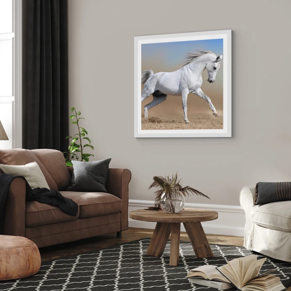 Poster in einem weißen Rahmen - Die schönste arabische Sage - 30x30 cm