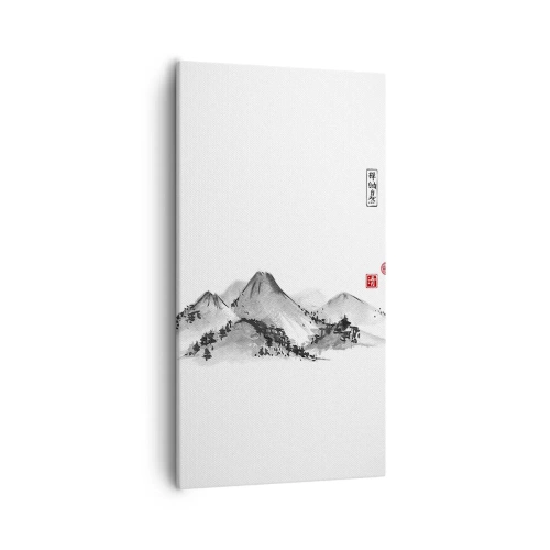 Bild auf Leinwand - Leinwandbild - Unendliche Fernen - 55x100 cm