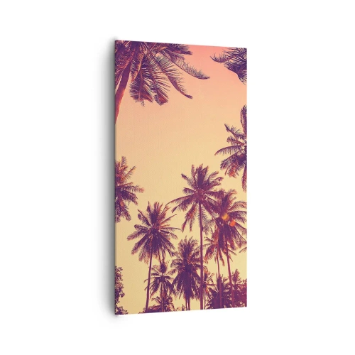Bild auf Leinwand - Leinwandbild - Tropische Variante - 65x120 cm
