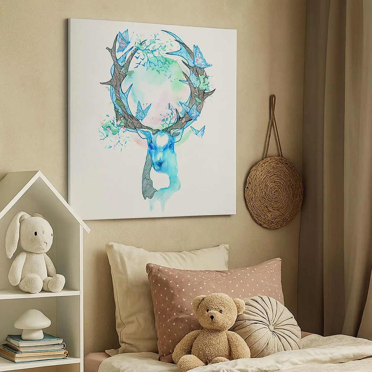 Bild auf Leinwand - Leinwandbild - Die Kraft und Feinheit der Natur - 30x30 cm