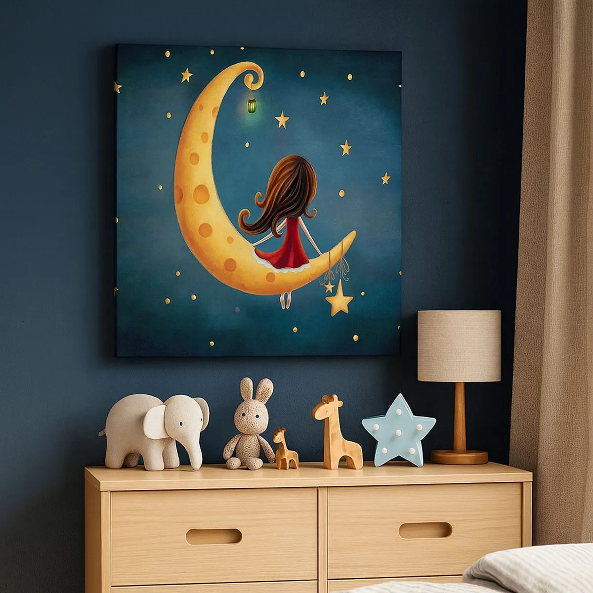 Bild auf Leinwand - Leinwandbild - Einmal… - 30x30 cm