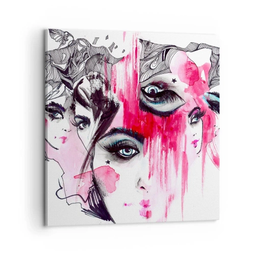 Bild auf Leinwand - Leinwandbild - , - 60x60 cm