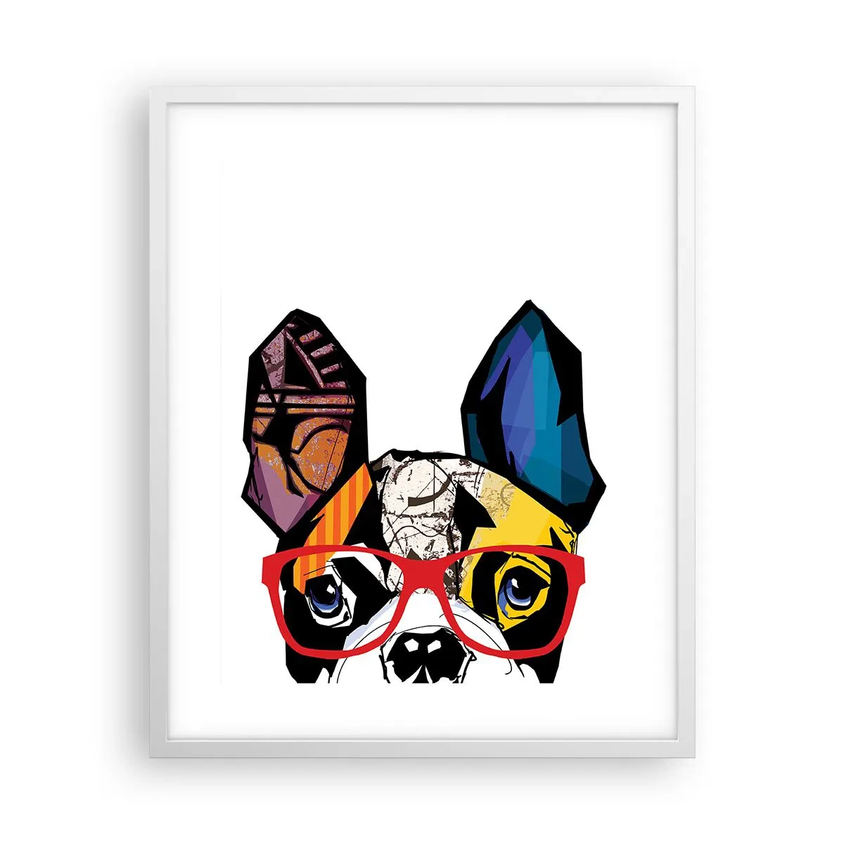 Poster in einem weißen Rahmen - Intellektuelle - 40x50 cm